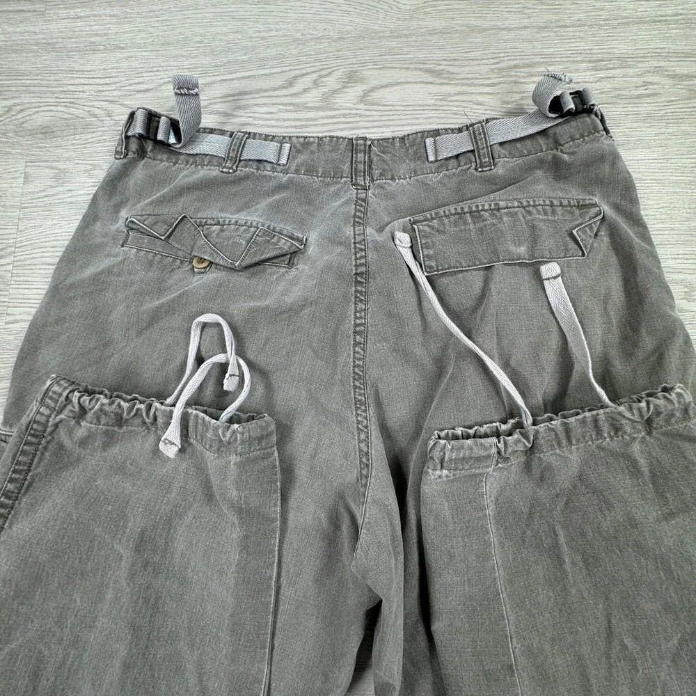 Banana‎ Republic Mens Cargo Pants Vintage Grey 32 Cotton Utility Pockets
